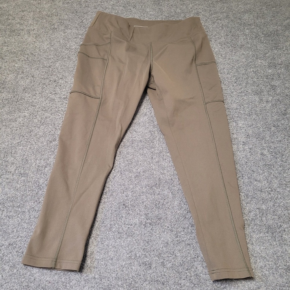 Carhartt Leggings Womens Size M Brown Fitted Utility Pocket Stretch Activewear